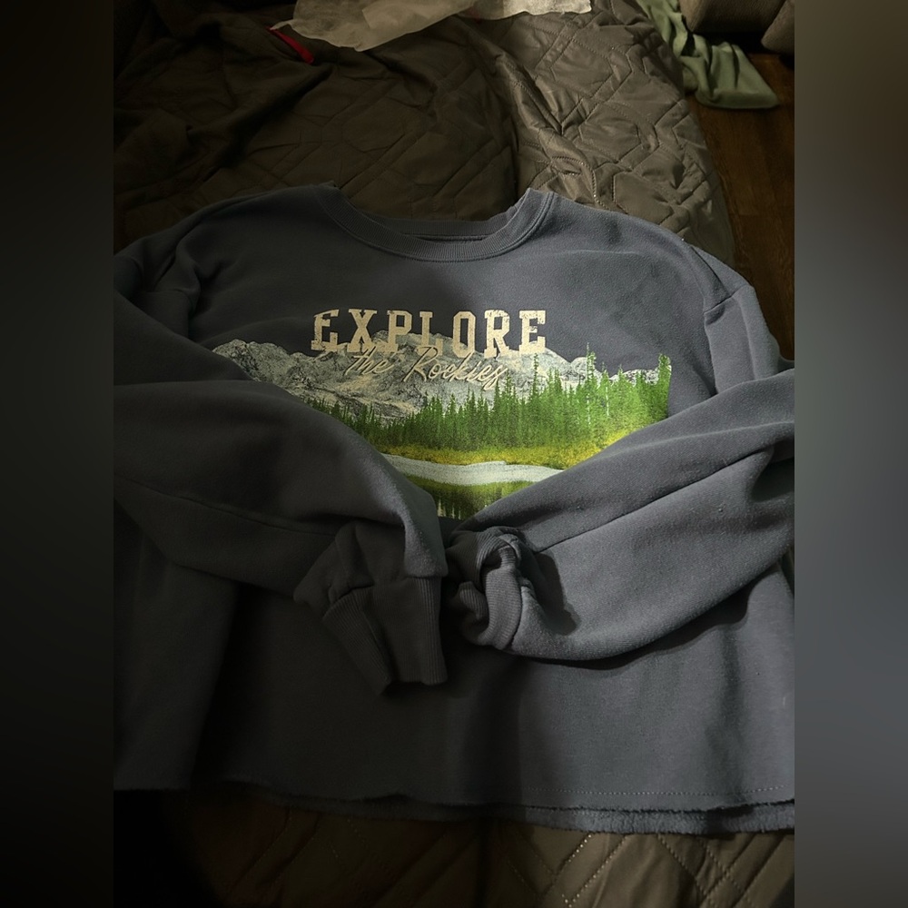 Cropped sweatshirt